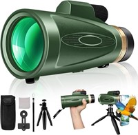 New $89 80x100 HD Monocular-Telescope for Adults