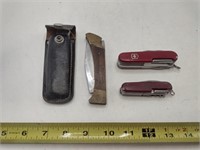 Var Pocket Knives Lot-Swiss Army Marlboro Knife