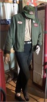Vintage Texaco Attendants Uniform, (Jacket, Shirt