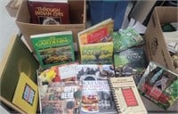 Box books - gardening, Indians, book of kells,