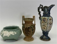Pottery Lot - Majolica, Roseville & Weller