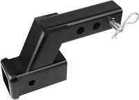 4" Drop/Rise Trailer Hitch Receiver Adapter