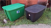 RUBBERMAID 30GAL & STERILITE 32GAL BINS W/LIDS