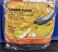 Rubber Foam Self Stick Weatherseal