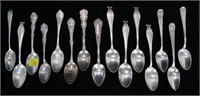 15-Sterling tea spoons