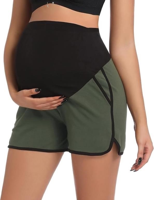 SIZE : M - SUIEK Women's Maternity Shorts