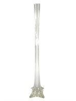 27" Tall Flared Single Stem Glass Vase