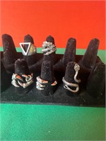 Jewelry Lot 5 Rings