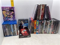 LARGE ANIME DVDs & BLURAY LOT