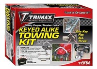Trimax TCP50 Trailer Lock Combo Pack (Keyed