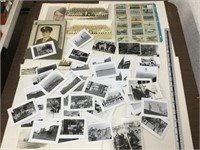 Photographs and airplane cards