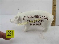 CAST IRON PIG BANK