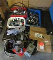 Misc. electrical components including boxes,