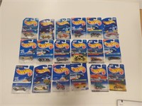 Hot-Wheels Lot of 18 Cars 1991 - 2002 Production