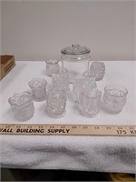 Group of assorted glassware