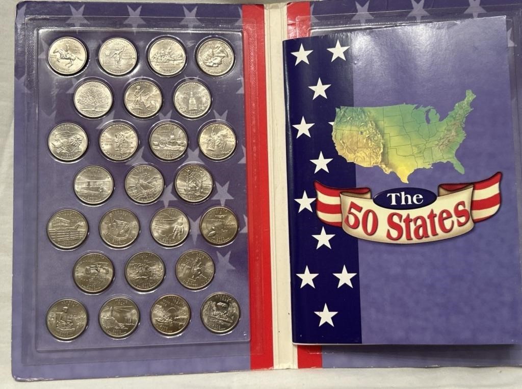 48 of 50 State Quarter collection plus Puerto Rico