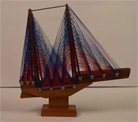 String Sailboat Art