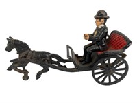 Cast iron Horse Drawn Carriage
