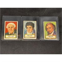 (3) 1952 Topps Look N See Cards