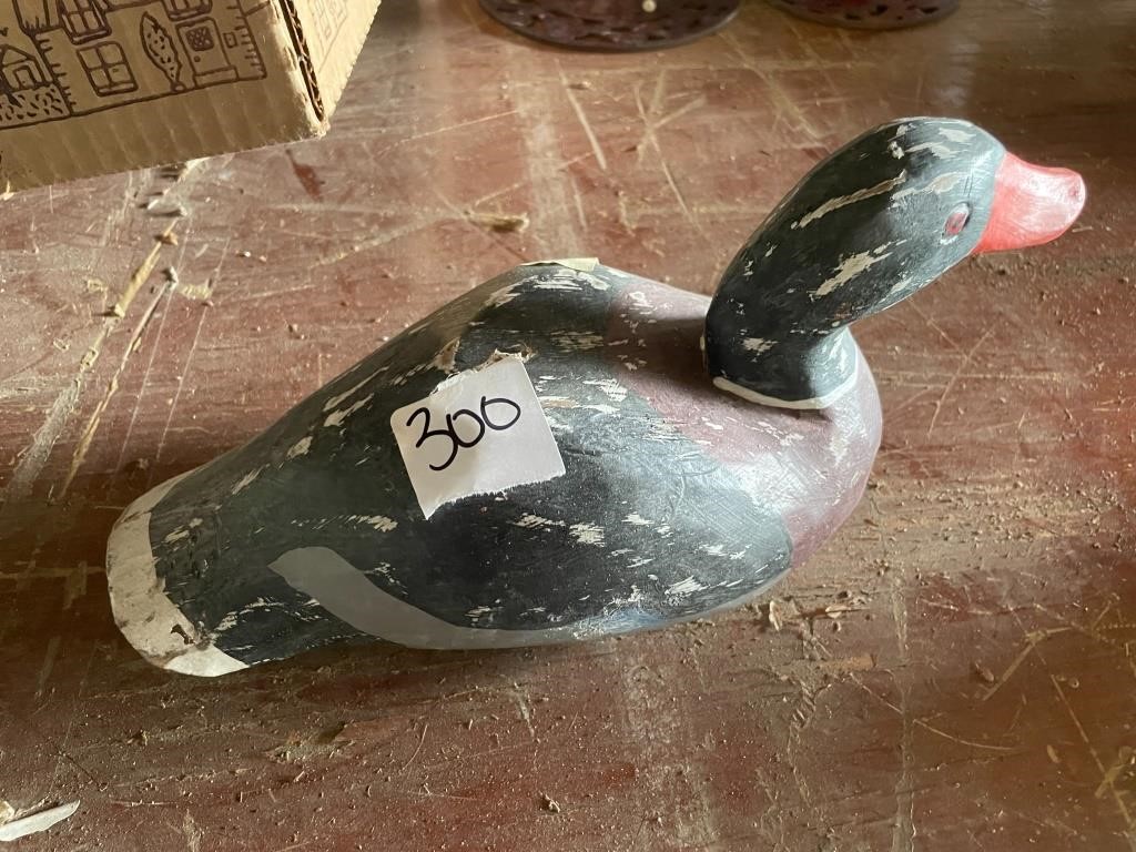 wooden duck