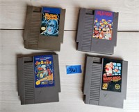 Nintendo NES Video Game Lot of 4