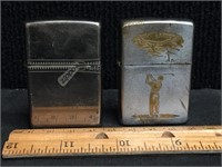 1967 and 1980's Zippo Lighters
