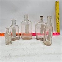 Vintage  Glass Bottles