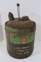 Vintage 5 Gal. Sterling Motor Oil Can