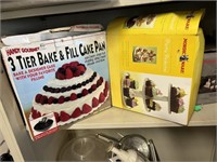 nordic ware party pedestal and 3 tier bake &fill