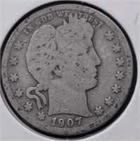 1907 BARBER QUARTER G