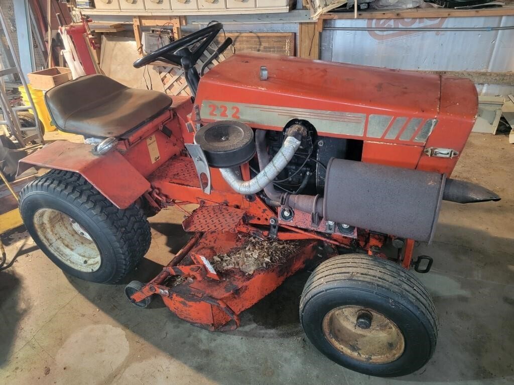Vintage Case 222 Garden Tractor