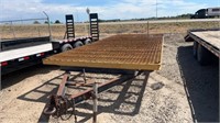 3 Axle Pintle Hitch 20' Expanded Metal Deck Trailr