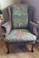 Antique Floral Chair Dining Room