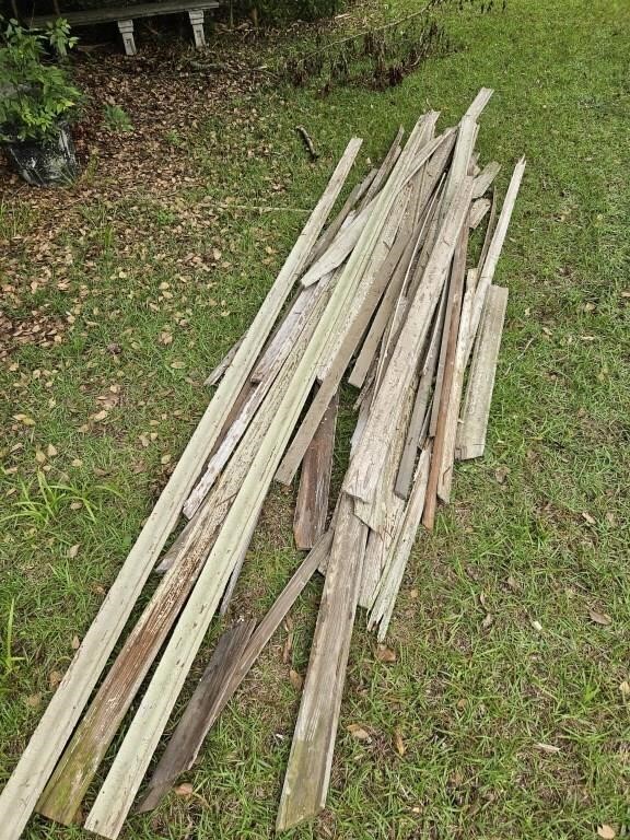 Lot of Weathered House Trim