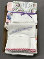 Fancy embroidered pillow case sets
