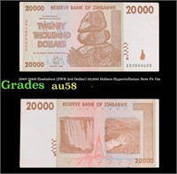 2007-2008 Zimbabwe (ZWR 3rd Dollar) 20,000 Dollars