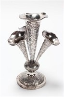 Chinese Silver Tulip Vase,