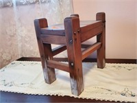 Rustic wooden stand