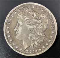 1880-CC US Morgan Silver Dollar