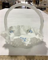 Fenton candy dish-hand painted