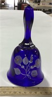 Fenton blue bell hand painted