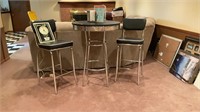 Cafe set table & 2 chairs- chairs are 21’’ high