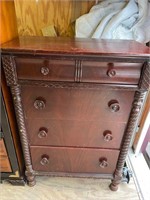 Vintage Dresser with Detailed Scroll Work