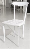 Fasem Italian Minimalist White Chair