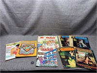 Comic Books: MAD, CRACKED, Vampirella, High Times