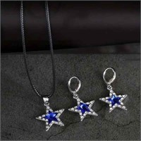 Dallas Cowboys Pendant and Earring Set NEW