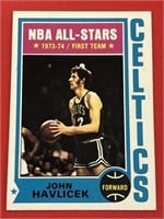 1974 Topps John Havlicek Card #100 Celtics HOF