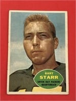 1960 Topps Bart Starr Card #51 Packers HOF 'er