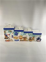 The Pilsbury Doughboy Canister Collection/4pc