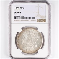 1902-O Morgan Dollar NGC MS63